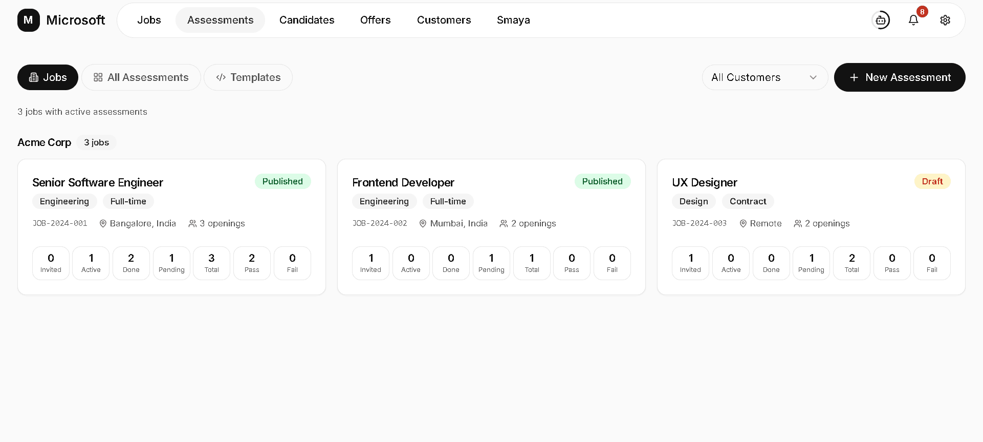 Exterview job assessment overview