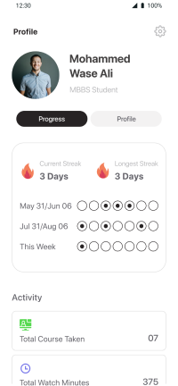 Learner progress
