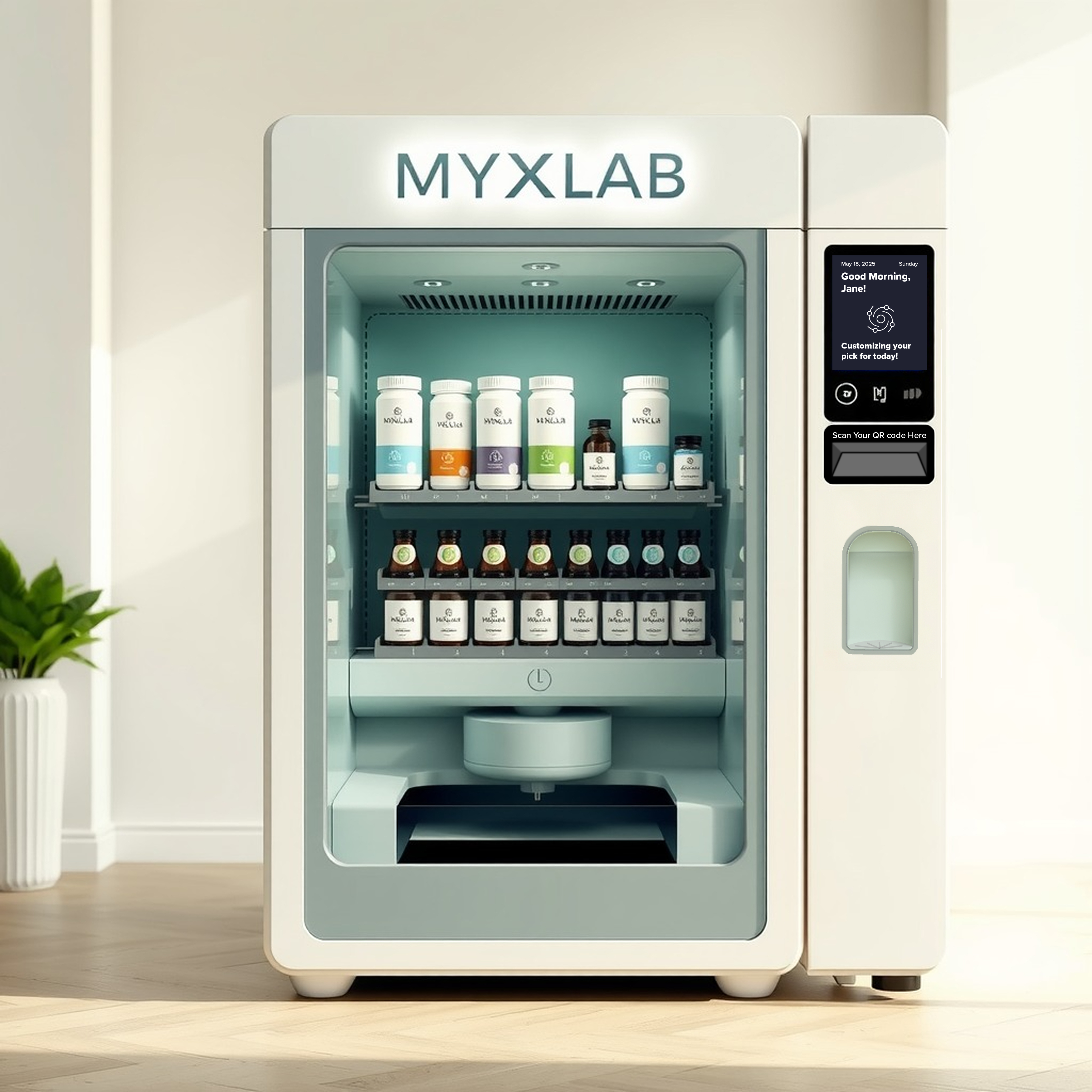 Final MyxLab smart dispenser concept